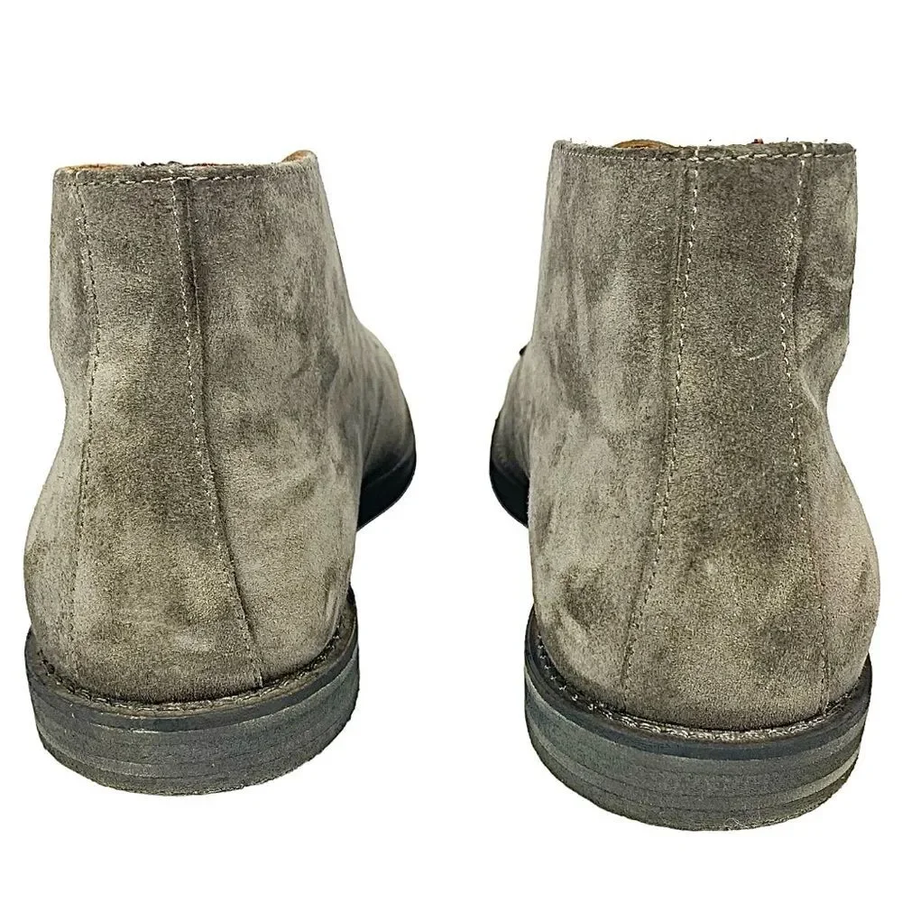 🔥 Bruno Magli “Joker” Gray Suede Chukka Boots – Italian Luxury | Size 10.5M
